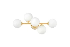 Arrediorg Applique lampada da parete di design MARSIADA W5 Oro caldo
