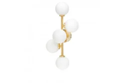 Arrediorg Applique lampada da parete di design MARSIADA W5 Oro caldo