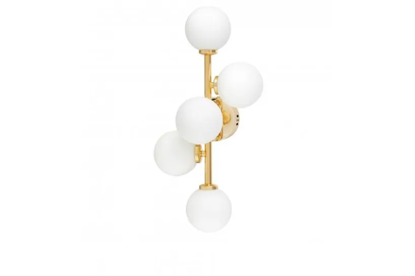 Arrediorg Applique lampada da parete di design MARSIADA W5 Oro caldo