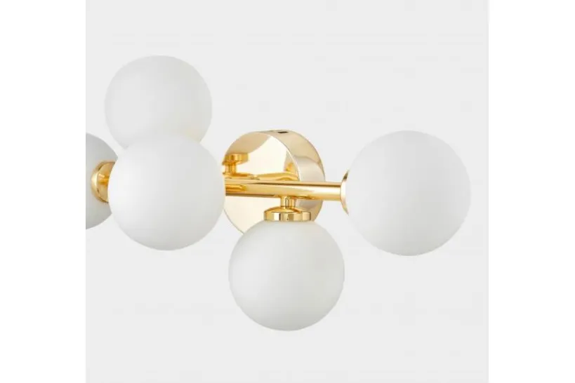 Arrediorg Applique lampada da parete di design MARSIADA W5 Oro caldo