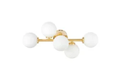 Arrediorg Applique lampada da parete di design MARSIADA W5 Oro caldo