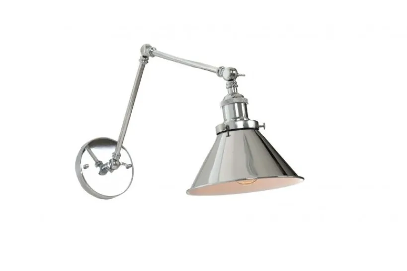 Arrediorg Applique lampada da parete GUBI W2 Cromato