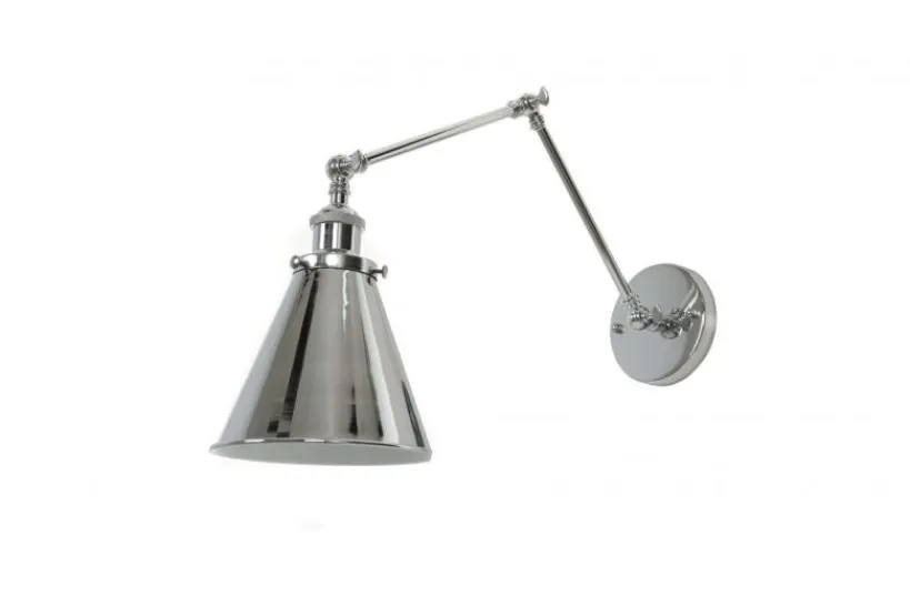 Arrediorg Applique lampada da parete RUBI W2 Cromato