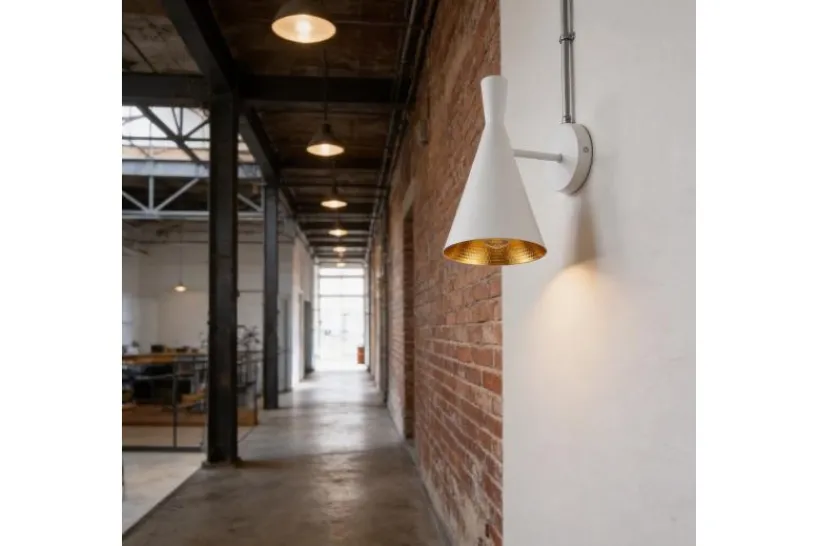 Arrediorg Applique lampada da parete stile industriale Foggi W1
