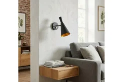 Arrediorg Applique lampada da parete stile industriale Foggi W1