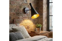 Arrediorg Applique lampada da parete stile industriale Foggi W1