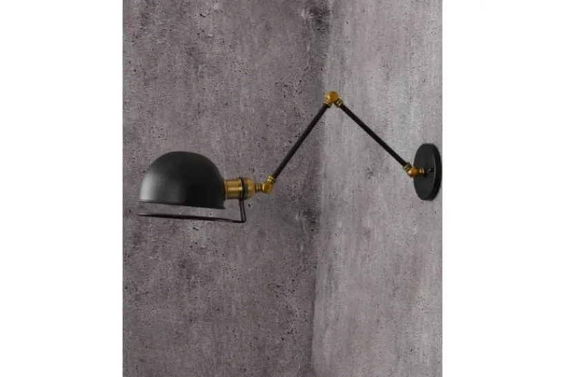 Arrediorg Applique lampada da parete Stile Industriale GLUM W2