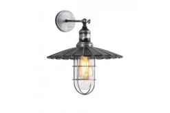 Arrediorg Applique lampada da parete stile industriale vintage LATARO Antico