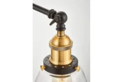 Arrediorg Applique lampada da parete stile industriale vintage BARTON W2