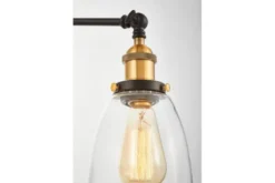 Arrediorg Applique lampada da parete stile industriale vintage BARTON W2