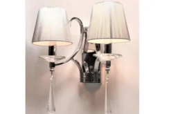 Arrediorg Applique lampada da parete VENISIA W2