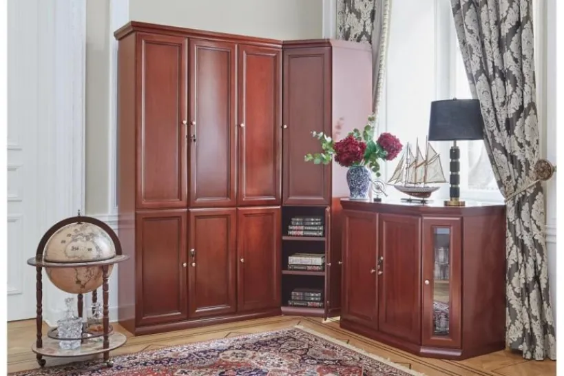 Arrediorg Armadio angolare ufficio classico PRESTIGE C710
