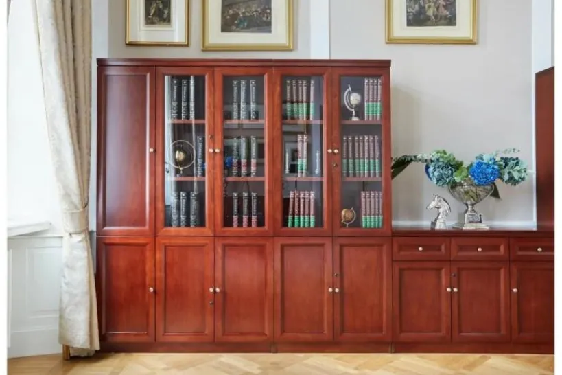 Arrediorg Armadio 3 ante per ufficio o studio in stile classico PRESTIGE C630A