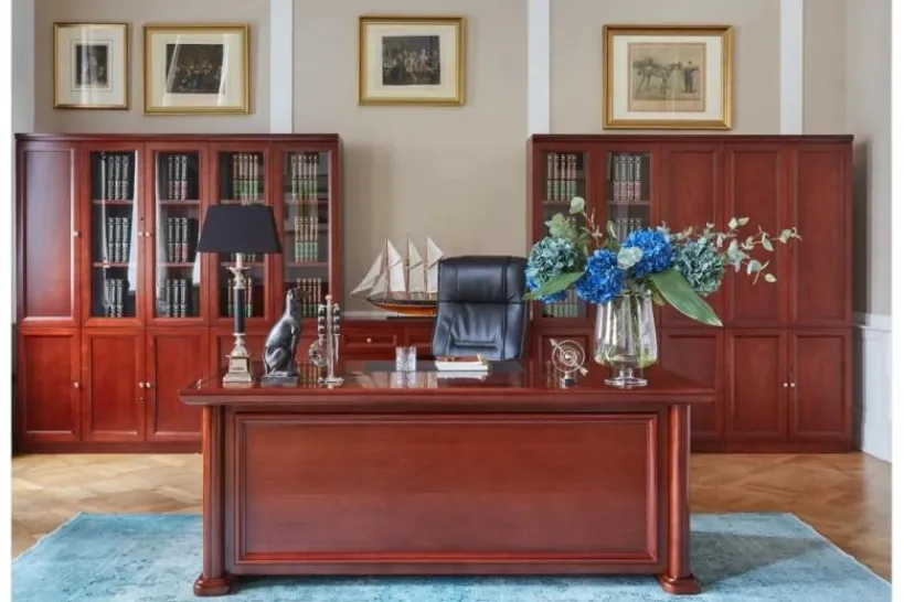 Arrediorg Armadio 2 ante per ufficio o studio in stile classico PRESTIGE C620A
