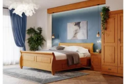 Arrediorg Armadio legno massello pino 2 ante shabby toscano