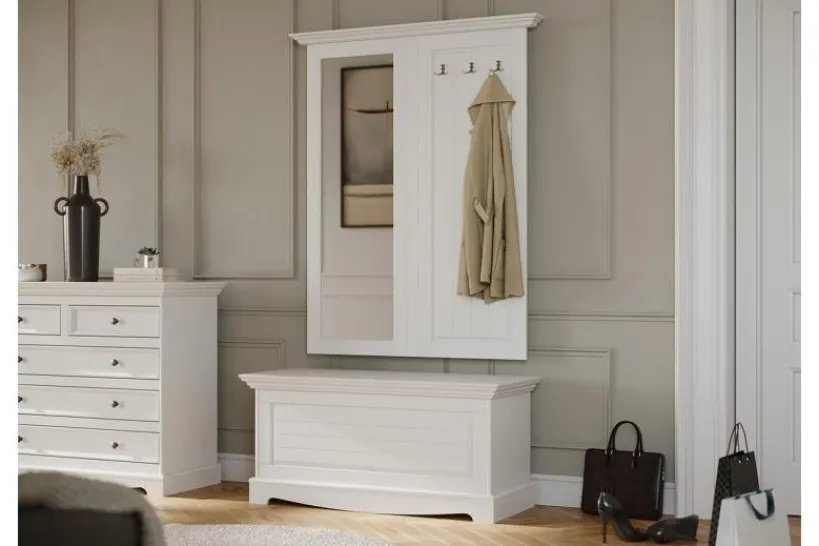Arrediorg Cassapanca shabby chic pino massello