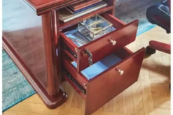 Arrediorg Cassettiera pensile 40 cm per scrivania ufficio classico Prestige