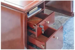 Arrediorg Cassettiera pensile 40 cm per scrivania ufficio classico Prestige