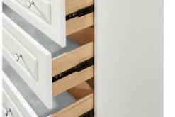 Arrediorg Cassettiera stile provenzale 6 cassetti in legno PRINCESS 836-6B