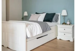 Arrediorg Cassettone per letto shabby chic pino massello