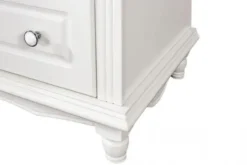 Arrediorg Cassettone provenzale 6 cassetti legno bianco PRINCESS 836-6A