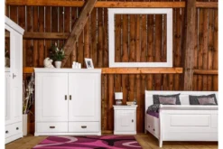 Arrediorg Comodino legno massello toscano shabby