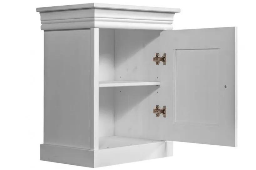 Arrediorg Comodino legno massello toscano shabby