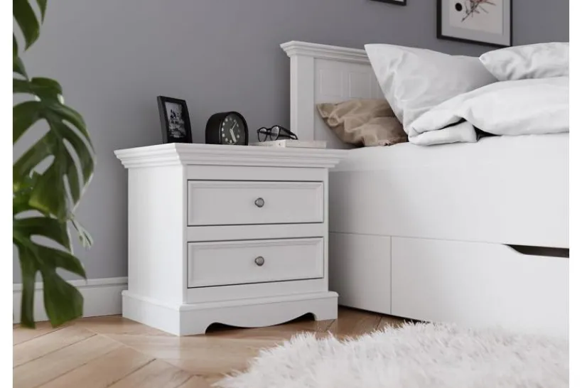 Arrediorg Comodino shabby chic pino massello