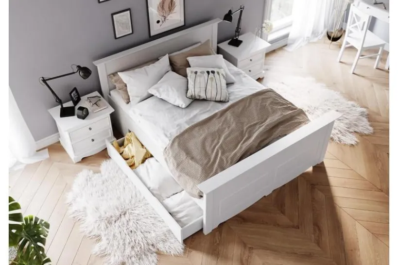 Arrediorg Comodino shabby chic pino massello