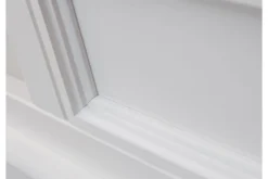 Arrediorg Comodino shabby chic pino massello bianco e rovere