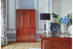 Arrediorg Completo ufficio PRESTIGE B630 in stile classico con scrivania 1,6 Metri