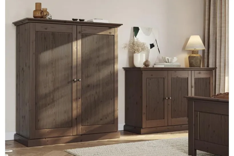 Arrediorg Credenza pino massello shabby classico Rosella