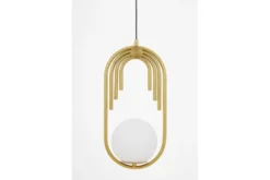 Arrediorg Lampada art deco a sfera ottone ZANETTI D15