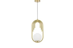 Arrediorg Lampada art deco a sfera ottone ZANETTI D15