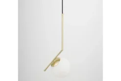 Arrediorg Lampada a sfera design sospensione oro SORENTO D15