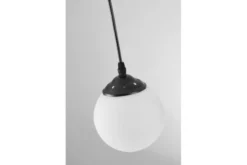 Arrediorg Lampada a sfera nera pendente FINO W1