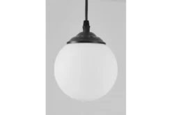 Arrediorg Lampada a sfera nera pendente FINO W1
