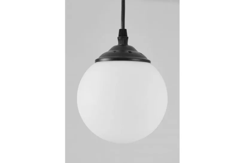Arrediorg Lampada a sfera nera pendente FINO W1