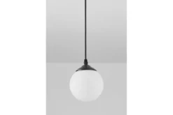 Arrediorg Lampada a sfera nera pendente FINO W1