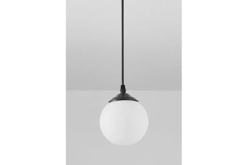 Arrediorg Lampada a sfera nera pendente FINO W1
