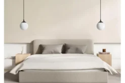Arrediorg Lampada a sfera nera pendente FINO W1