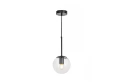 Arrediorg Lampada a sfera trasparente metallo ZODIAK D15
