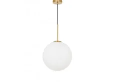 Arrediorg Lampada a sospensione a sfera ottone FREDICA D30