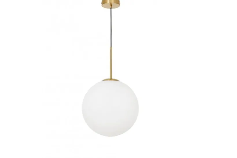 Arrediorg Lampada a sospensione a sfera ottone FREDICA D30