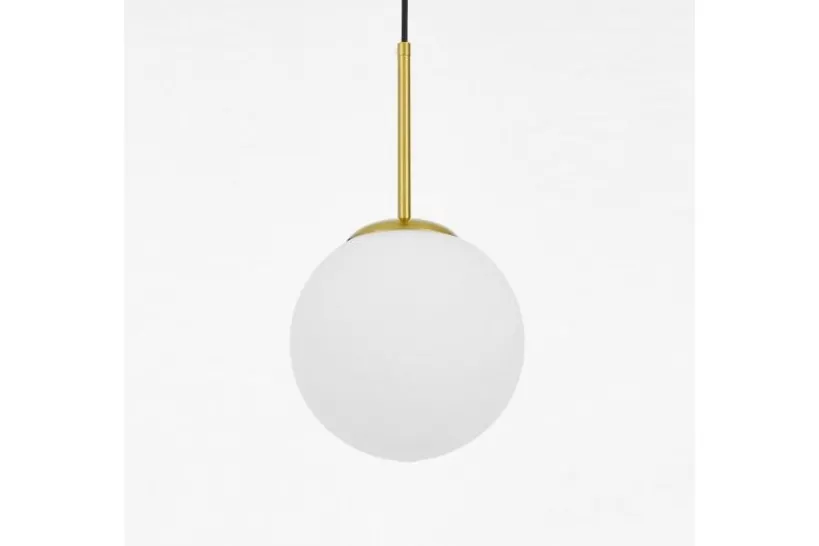 Arrediorg Lampada a sospensione a sfera ottone FREDICA D30