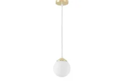 Arrediorg Lampada a sospensione a sfera oro FINO W1