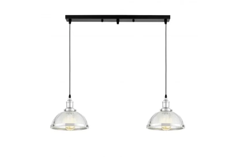 Arrediorg LAMPADA A SOSPENSIONE CROMO BRICO W2