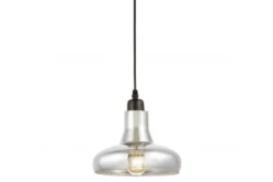Arrediorg Lampada a sospensione design moderno vetro fumè AVONI