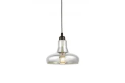 Arrediorg Lampada a sospensione design moderno vetro fumè AVONI