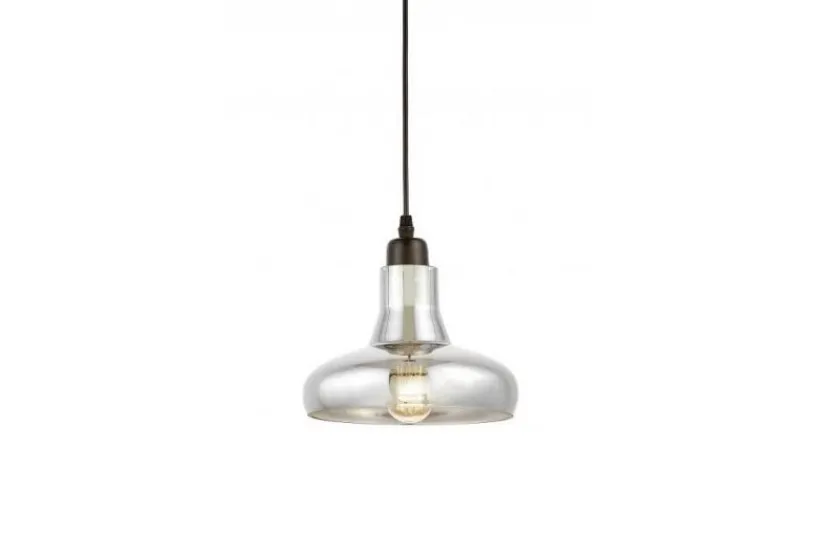 Arrediorg Lampada a sospensione design moderno vetro fumè AVONI